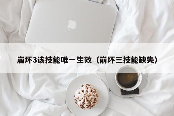 崩坏3该技能唯一生效（崩坏三技能缺失）